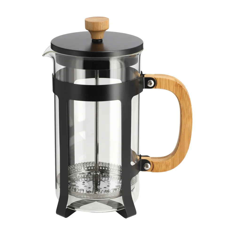 Prensa Francesa de Vidrio y Bambú 1000 ml
